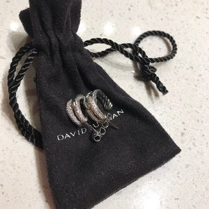 Authentic David Yurman Labyrinth Hoop Earrings
